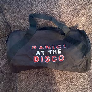 NWOT! Panic! At the Disco duffel bag